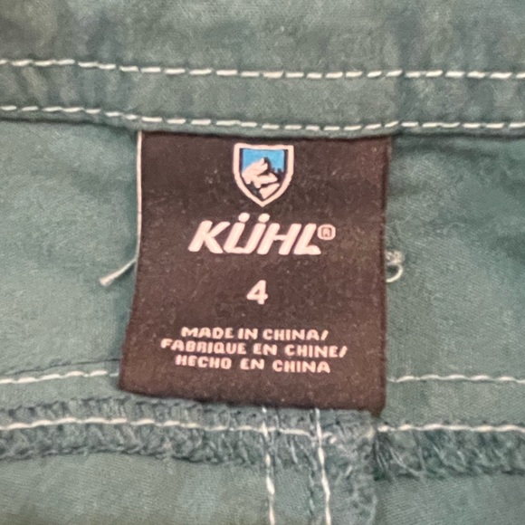 Kuhl EUC! Cropped Hiking Pant Green Sz 4 - Picture 10 of 11